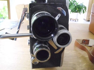 Filmkamera -Paillard- Bolex 8mm Obj.Revolver mit drei Obj. Geh.Nr.157137 - Bild 1 von 11