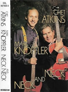 CHET ATKINS MARK KNOPFLER NECK AND NECK CASSETTE ALBUM Blues Rock Country Rock,  - Picture 1 of 12
