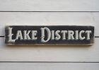 LAKE DISTRICT Vintage Style Wooden Sign. Handmade Retro Home Gift