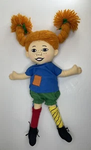 Pippi Longstocking 18" Plush Doll Softtoys Sweden - Picture 1 of 9