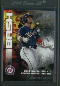 Topps Stadium Club Juan Soto 2020 inserto de golpes y quemaduras #BAB-6 Nationals - Imagen 1 de 2