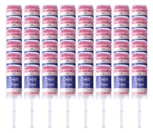 Paquete de 48 - Poppers de confeti rosa CleverDelights - Revelación de género boda cumpleaños - Imagen 1 de 4