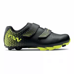 Scarpe MTB NorthWave Spike 3 Nero Giallo Fluo - Foto 1 di 3