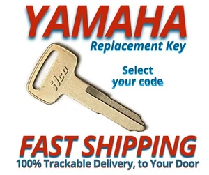 Yamaha Scooter ATV Motorcycle Keys Replacement Key Cut to Code B79010-B79897 - Picture 1 of 3