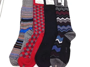 $50 Alfani Mens 4 Pair Pack Casual Dress Crew Sock Red Gray Black Shoe 7-12 - Picture 1 of 2