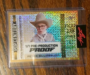 ORO 1/1 PETER BILLINGSLEY RALPHIE HISTORIA DE NAVIDAD 2024 Hoja Pop Siglo Prueba  - Imagen 1 de 2