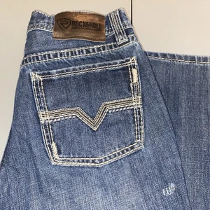 Rock & Roll Denim Jeans Size 14R BB Gun Regular Fit Boot Cut - Picture 1 of 11