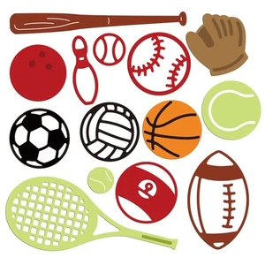 Sport Ball Cutting Dies Scrapbooking Birthday Wedding Card Making 4.09x3.5in - Picture 1 of 6