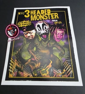 Violent J 3 Headed Monster Tour Flat 8x10 NUOVO 2° Esham Ouija Macc Juggalo Icp - Foto 1 di 1