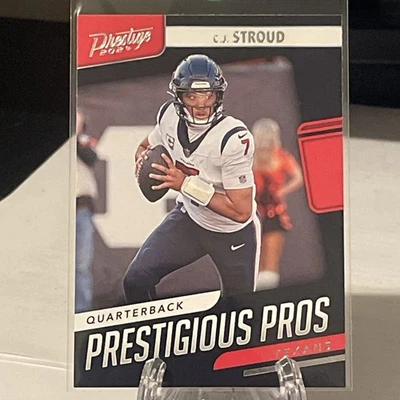 2024 Panini Prestige #PP-CSD C.J. Stroud Prestigious Pros Houston Texans - Image 1 of 4