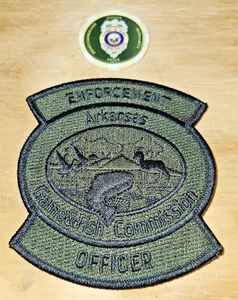 Arkansas Game & Fish Enforcement GAME WARDEN Challenge Coin & Patch gedämpft - Bild 1 von 9