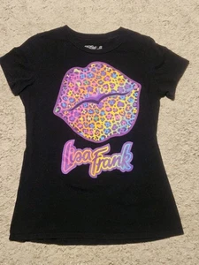 Lisa Frank - Black Lips Shirt - Ladies/Women's Medium  - Bild 1 von 3