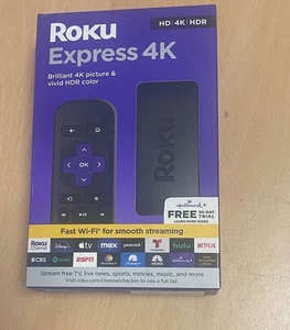 Roku Express 4K | HD/4K/HDR Streaming Media Player, 3940RW2 - Picture 1 of 5