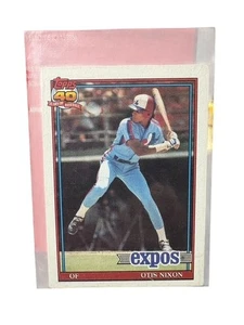 Otis Nixon Expos 1991 Topps 40 Years Baseball Card #558 - Picture 1 of 2