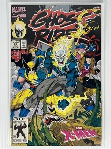 Ghost Rider #27 Vol. 2 Jim Lee 1st Clara Menninger X-Men Marvel Comics 1992 NM - Picture 1 of 5