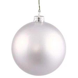 Vickerman N591000D Clear Iridescent Drilled Ball Ornament - 4 in. - 6 per Bag - Picture 1 of 1