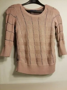 Women's simply Vera Vera Wang pink and lavender sweater Size L - Picture 1 of 7