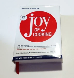 Joy of Cooking 75th Anniversary Edition Recipe Cookbook Hardcover - Picture 1 of 9