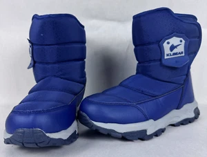 KLBear Brand Winter Snow Boots for Kids Unisex Blue Ski Little Kid size 2.5 NEW - Picture 1 of 10