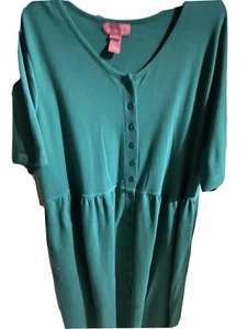 2X Length: 49” MODEST Dress 26/28 Pockets, Pull Over-the-head, No Iron, Comfy - Picture 1 of 4