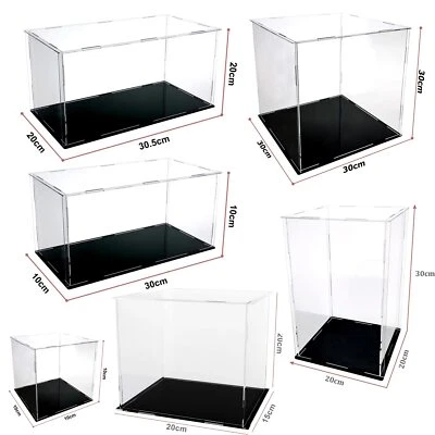  Acrylic Display Case Car Figures Model  toys  Collectible Dustproof Display Box - Image 1 of 4