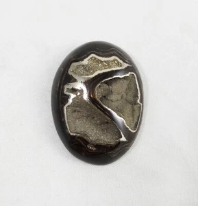 Gorgeous Large Simbircite w/ Pyrite Druzy Oval Cabochon 36 X 27mm | 65.75 ct - Picture 1 of 5