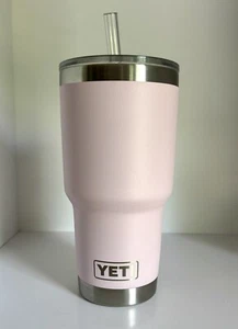 HTF YETI Rambler 30 oz Tumbler Ice Pink Straw Lid Limited Edition Retired EUC - Picture 1 of 16