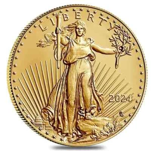 American Gold Eagle (AGE) 1/10 oz Gold Coin (Random Year) - Picture 1 of 1