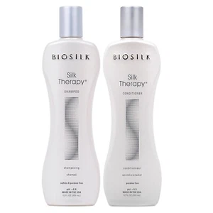 BIOSILK Silk Therapy Duo Set Shampoo and Conditioner - 12 Fl Oz (Pack of 2) ~NEW - Picture 1 of 6