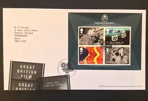 GB 2014 Great British Film M/Sheet on Typed Address First Day Cover, Blackheath - Bild 1 von 1