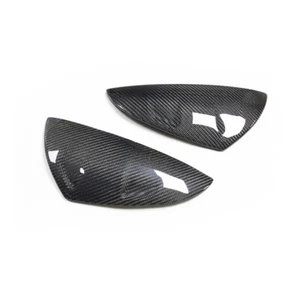 Carbon Fiber Wing Mirror Cover Cap Trim Fit For Lexus ES300H 200 LS500 2018-2020 - Picture 1 of 11
