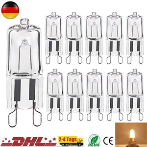 10x G9 Halogen 25W/40W/60W 220V Warmweiß Leuchtmittel G9 Stiftsockellampe DE - Bild 1 von 10