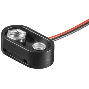9V-T-CLIP-HQ Batterie-Clip für 9V-Block  T-Form - Zdjęcie 1 z 1