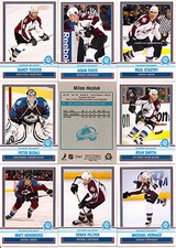 2009-10 OPC O-Pee-Chee Retro Colorado Avalanche Complete Team Set (20)