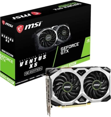 MSI GeForce GTX 1660 SUPER VENTUS XS OC 6GB GDDR6 Scheda Video (912-V375-633) - Immagine 1 di 4