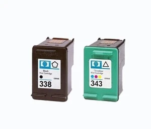 DRUCKER PATRONEN für HP 338 343 PhotoSmart C3180 DeskJet 460 5740 OfficeJet 6210 - Bild 1 von 1
