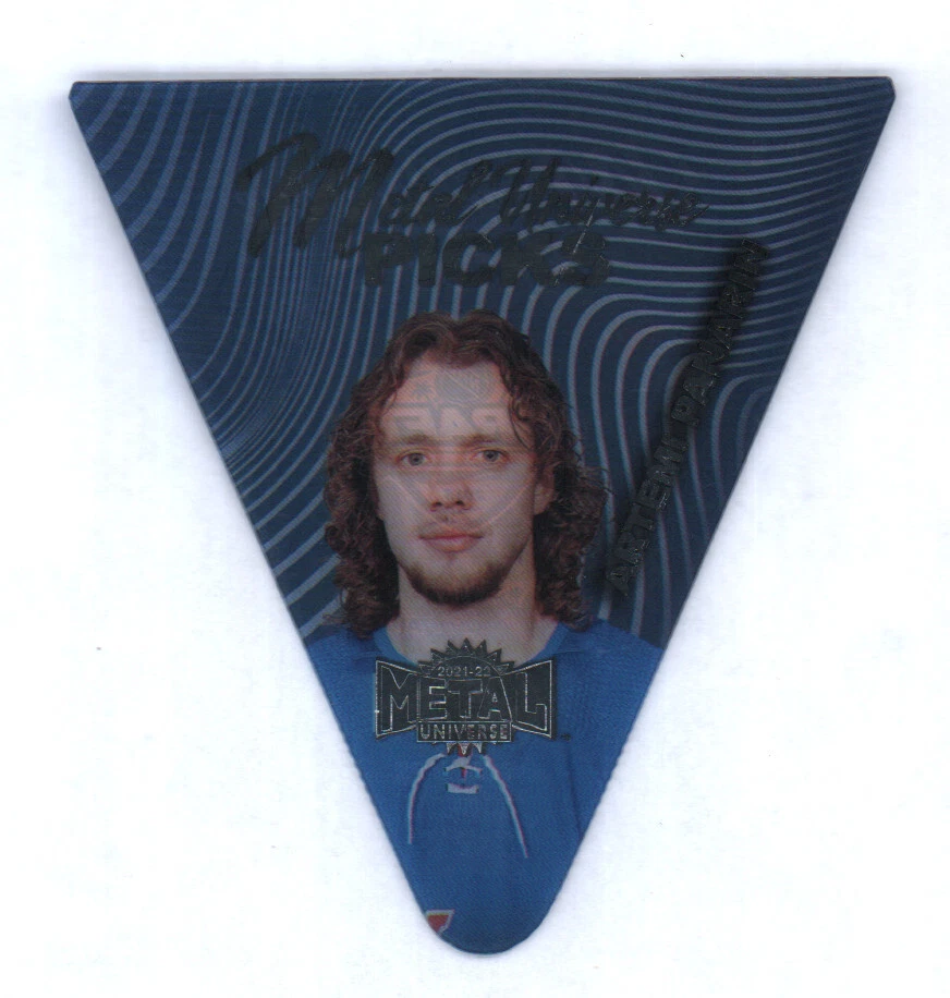 2021-22 UD Skybox Metal Universe Picks Acetate #P-6 Artemi Panarin - Image 1 of 2