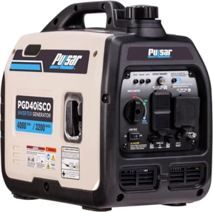 Pulsar 4,000-W Ultra-light Super Quiet Portable RV Ready Gas Inverter Generator - Picture 1 of 12