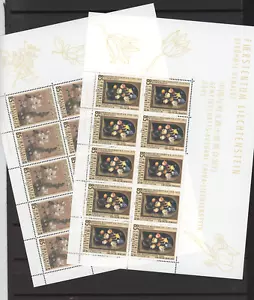 S52830 LIECHTENSTEIN 2005 MNH Paintings Flowers Joint With China - Picture 1 of 1