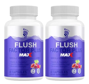 Flush Factor Plus MAX Supplement for Mobility & Gut Support (120 Capsules) - Picture 1 of 3