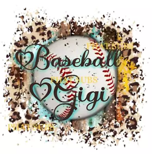 Gigi de béisbol con estampado de sublimación transferencia de calor lista para presionar - Imagen 1 de 1