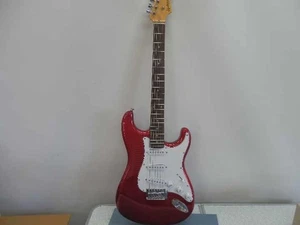 Electric Guitar Kaalena K-SE-100R CAR Candy Apple Red SN KA1641515 & Soft Case - Picture 1 of 4