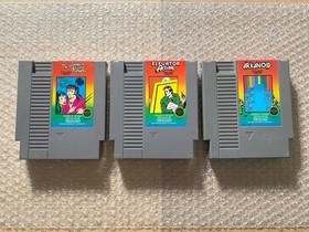LOT OF 3 Taito NES Games (Legend of Kage Elevator Action Arkanoid) - CARTS ONLY