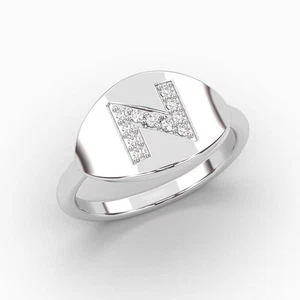 10 MM Mens Wedding Band 0.11 Carat Round Cut Natural Diamond 14K White Gold Ring - Picture 1 of 8