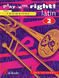 Play Em Right Latin Vol 2 for Trombone Solo Sheet Music Grade 3 De Haske Book - Picture 1 of 1