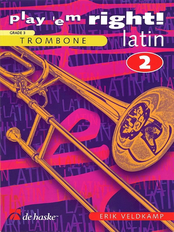 Play Em Right Latin Vol 2 for Trombone Solo Sheet Music Grade 3 De Haske Book - Image 1 of 1