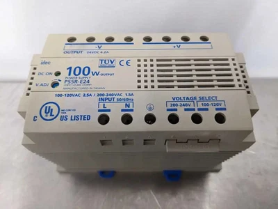 idec PS5R-E24 Power Supply 100-120/200-240VAC 2.5/1.5 to 24VDC 4.2A - Image 1 of 4