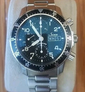 Sinn 103 Chronograph Automatic. See through caseback. 41mm Exc.cond  - Picture 1 of 6