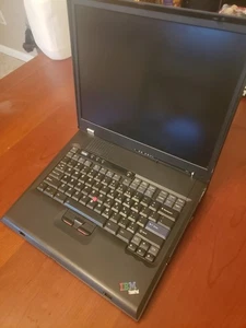 Rare IBM G41 Vintage Laptop Pentium4 3.33ghz 1gb ram nvidia w/ psu - Picture 1 of 7