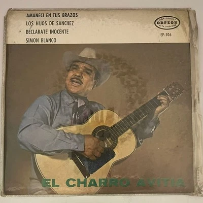 FRANCISCO CHARRO AVITIA - EL CHARRO AVITIA - MEXICAN 7" EP PS, RANCHERAS - Image 1 of 4